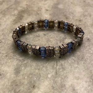 3/$15 Blue and Silver Detail Bracelet
